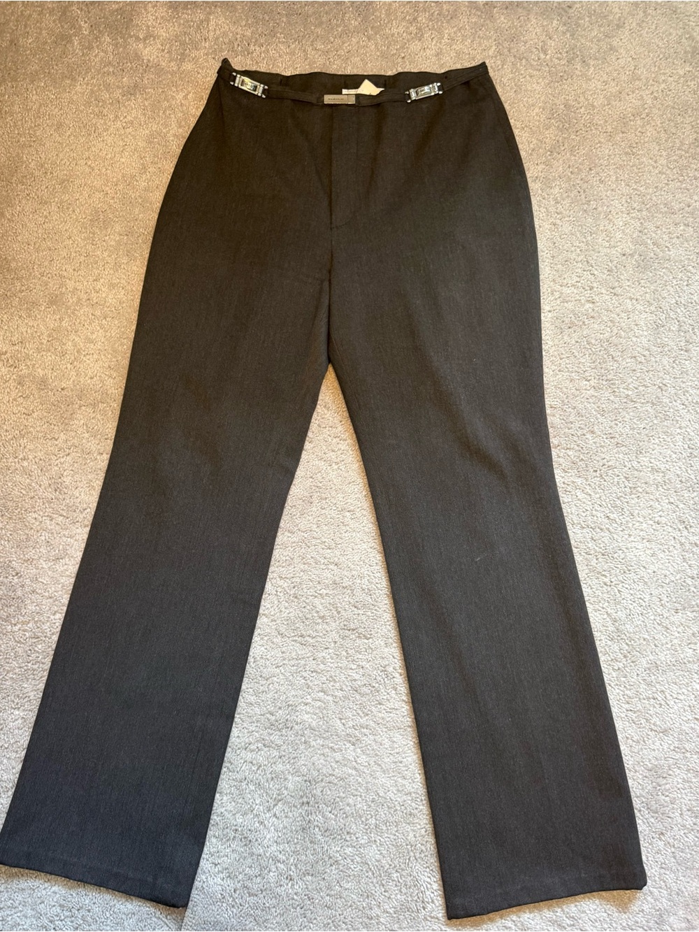 Vertigo Paris Women's Dark Grey Boot Cut Trousers